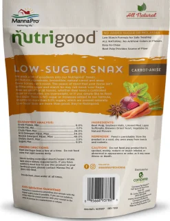 ANIMAL HEALTH INT Manna Pro® NutriGood™ Low Sugar Snax- Horse Treats|Horse Treats