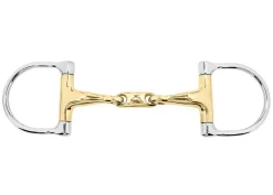 INT RIDING HELMET Marcel Toulouse Pony D-Ring Snaffle Bit with Lozenge- English Horse Bits