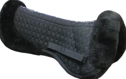 WORLD EQUSTRN BRNDS Mattes Sheepskin Correction Half Pad- Half Pads