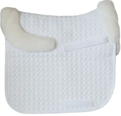 WORLD EQUSTRN BRNDS Mattes Square Quilt Pad with Front & Rear Trim- Close Contact Saddle Pads