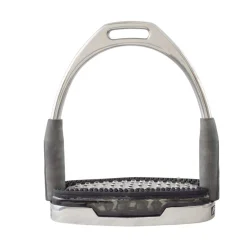 PARTRADE Metalab Air System Extra Grip Stainless Steel Stirrups- Stirrup Irons