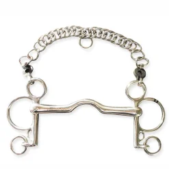 PARTRADE Metalab Low Port Pelham Bit-15mm- English Horse Bits