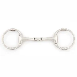 PARTRADE Metalab Magic System™ Double-Jointed Eggbutt Gag Bit- English Horse Bits