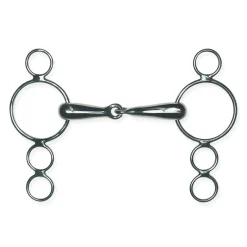 PARTRADE Metalab Single-Jointed Continental Gag Bit-22mm- English Horse Bits