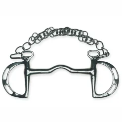 PARTRADE Metalab Solid Low Port Kimberwick Bit- English Horse Bits