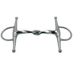 PARTRADE Metalab Twisted Full Cheek Snaffle Bit- English Horse Bits