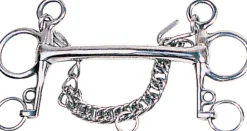 INTREPID INTL Mullen Mouth Tom Thumb Pelham Bit- English Horse Bits