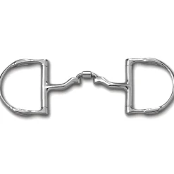 TOKLAT ORIGINALS Myler® Dee with Hooks and Correctional Ported Barrel MB 41PB- English Horse Bits