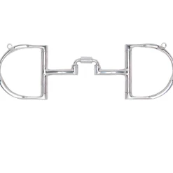 TOKLAT ORIGINALS Myler® Dee with Hooks Correctional Low Ported Barrel MB 27PB- English Horse Bits
