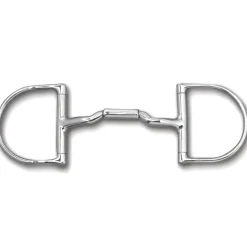 TOKLAT ORIGINALS Myler® Dee without Hooks and Mullen with Low Ported Barrel MB 06- English Horse Bits