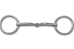 TOKLAT ORIGINALS Myler® Loose Ring MB 09 3/8 Sweet Iron- English Horse Bits