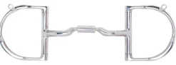 TOKLAT ORIGINALS Myler® Low Port Comfort Snaffle Dee MB 04 Bit with Hooks- English Horse Bits