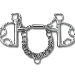TOKLAT ORIGINALS Myler® Mullen Barrel Low Port Kimberwick MB 36- English Horse Bits