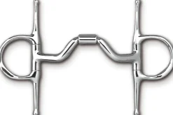 TOKLAT ORIGINALS Myler® Ported Barrel Full Cheek MB 33 with Hooks- English Horse Bits