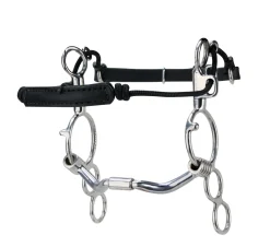 TOKLAT ORIGINALS Myler® 3-Ring Combination Bit Ported Barrel MB 33- English Horse Bits