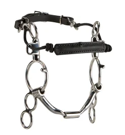 TOKLAT ORIGINALS Myler® 3-Ring Combo Low Port Comfort Snaffle MB 04- English Horse Bits