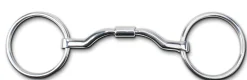 TOKLAT ORIGINALS Myler® Wide Low Port Loose Ring MB 33 WL- English Horse Bits