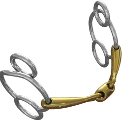 METLAR/NEUE SCHULE Neue Schule Pony Tranz Angled Lozenge Universal Bit - 10 mm mouth- English Horse Bits