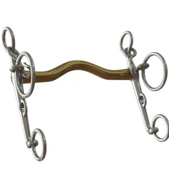 METLAR/NEUE SCHULE Neue Schule Slimma Show Pelham Bit - 14 mm mouth; 7 cm shanks- English Horse Bits