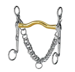 METLAR/NEUE SCHULE Neue Schule Slimma Weymouth Bit (14mm)- English Horse Bits