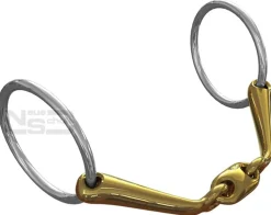METLAR/NEUE SCHULE Neue Schule Starter Loose Ring Bit - 14 mm mouth; 70 mm rings- English Horse Bits
