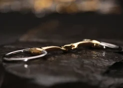 METLAR/NEUE SCHULE Neue Schule Tranz Angled Lozenge Eggbutt Bit (16mm)- English Horse Bits