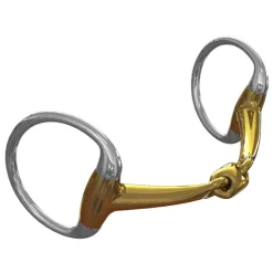 METLAR/NEUE SCHULE Neue Schule Tranz Angled Lozenge Eggbutt Bradoon - 14 mm mouth- English Horse Bits