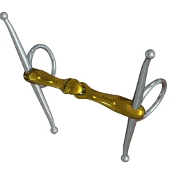 METLAR/NEUE SCHULE Neue Schule Turtle Tactio™ with Flex Full Cheek Bit - 16 mm mouth- English Horse Bits