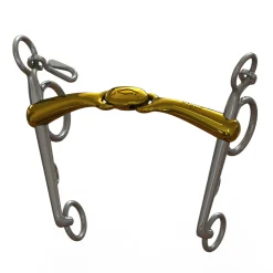 METLAR/NEUE SCHULE Neue Schule Turtle Top™ with Flex Pelham Bit - 16 mm mouth; 7 cm cheeks- English Horse Bits