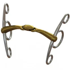METLAR/NEUE SCHULE Neue Schule Turtle Top™ with Flex Jumper Bit - 16 mm mouth- English Horse Bits