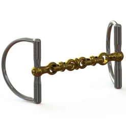 METLAR/NEUE SCHULE Neue Schule Waterford Hunter D-Ring Bit - 14 mm mouth- English Horse Bits