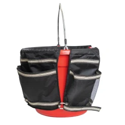 SAVI GLOBAL FASHION Noble Equestrian™ Barn Bucket Bag- Stable Hardware