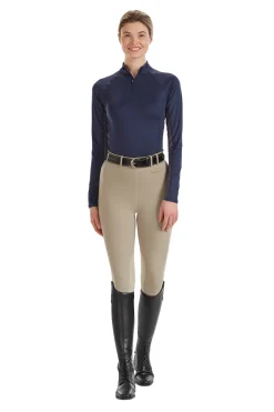 I APPAREL INT GROUP Noble Equestrian™ Ladies’ Ashley + Long Sleeve Solid Shirt- Long Sleeve Tops