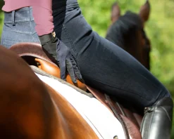 NOBLE EQUESTRIAN ™ Ladies’ Better Than Denim Knee-Patch Breech- Knee Patch Breeches