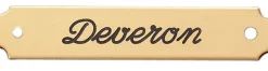 DOVER DROPSHIP Notched Corner Saddle Nameplate- Nameplates