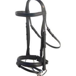 OTTO SCHUMACHER Cut-Back Crown Snaffle Bridle- English Bridles