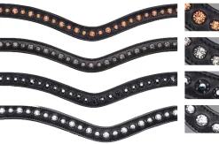 OTTO SCHUMACHER Fancy Stone Browband- Bridle Parts & Accessories