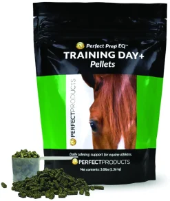 PERFECT PRODUCTS Perfect Prep EQ™ Training Day+ Calming Pellets, 3 Pounds- Horse Supplements