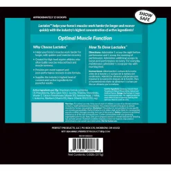 PERFECT PRODUCTS Lactalex™ Daily Muscle Function & Recovery Pellets, 40 Grams- Horse Supplements