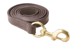 PERRI'S TACK & EQUIPMENT Perri’s® Leather Lead with Snap- Horse Leads