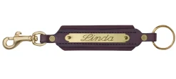 PERRIS LEATHER Perri’s® Padded Leather Key Chain with Nameplate- Gifts|Home Décor