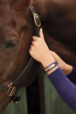 PERRIS LEATHER Perri’s® Padded Leather Nameplate Bracelet- Jewelry