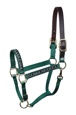 PERRIS LEATHER Perri’s® Ribbon Trim Breakaway Halter- Halters