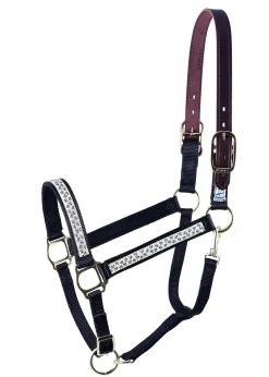 PERRIS LEATHER Perri’s® Ribbon Trim Breakaway Halter- Halters