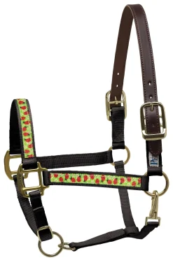 PERRIS LEATHER Perri’s® Ribbon Trim Breakaway Halter- Halters