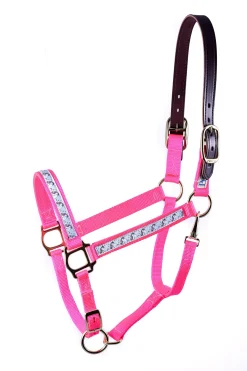 PERRIS LEATHER Perri’s® Ribbon Trim Breakaway Halter- Halters