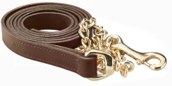 PERRIS LEATHER Perri’s® Stable Leather Lead with Shank- Horse Leads