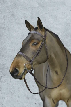 ERS Pessoa® Pro Fancy-Stitched Wide Nose Bridle- English Bridles