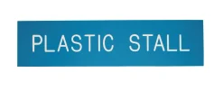 DOVER DROPSHIP Plastic Stall Plate - 1 or 2 lines- Stable & Stall Accessories|Nameplates