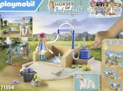 PLAYMOBIL USA INC Playmobil® Isabella and Lioness with Washing Station-Kids Gifts|Home Décor